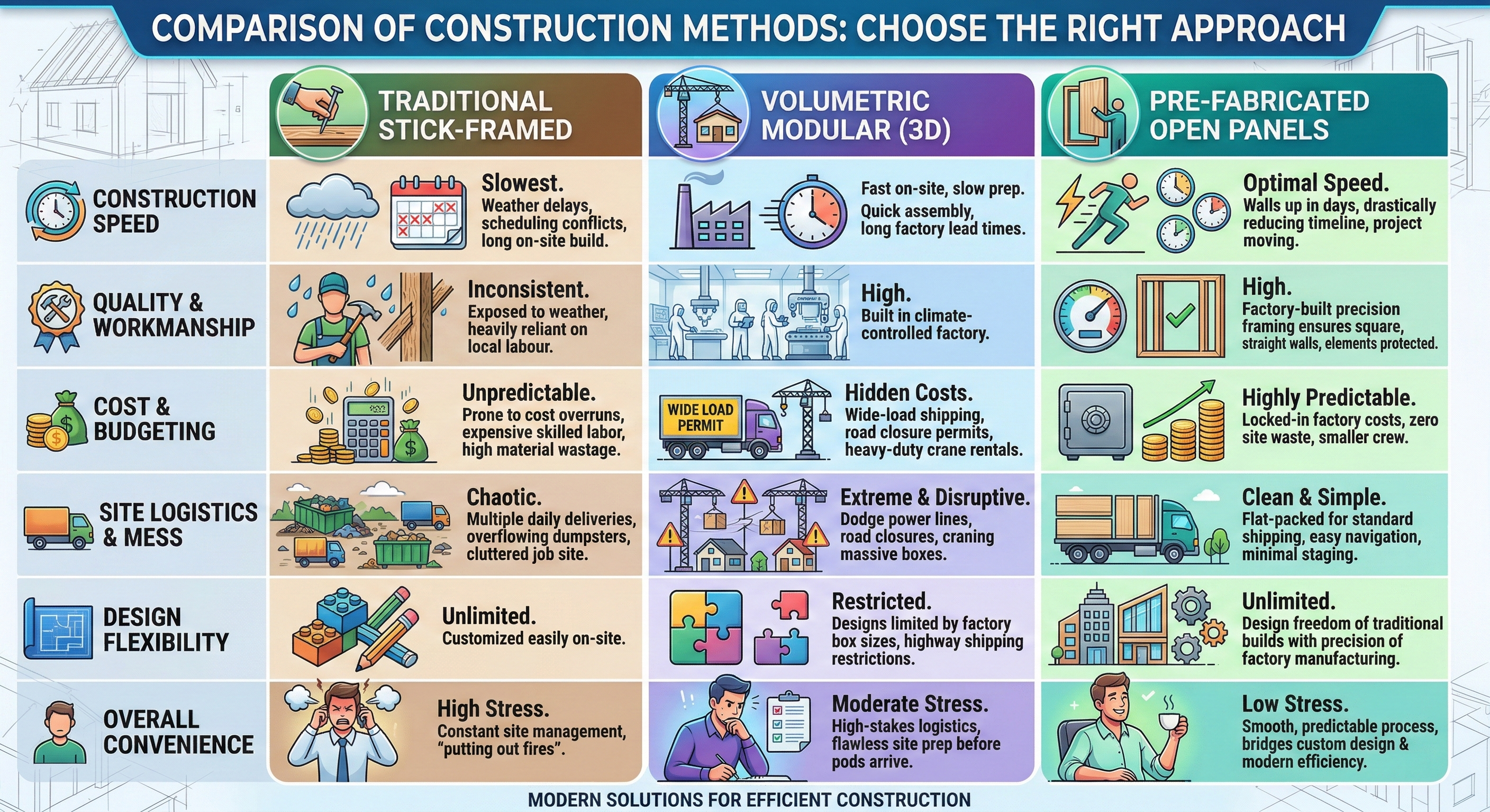 Comparison of Construction Methods